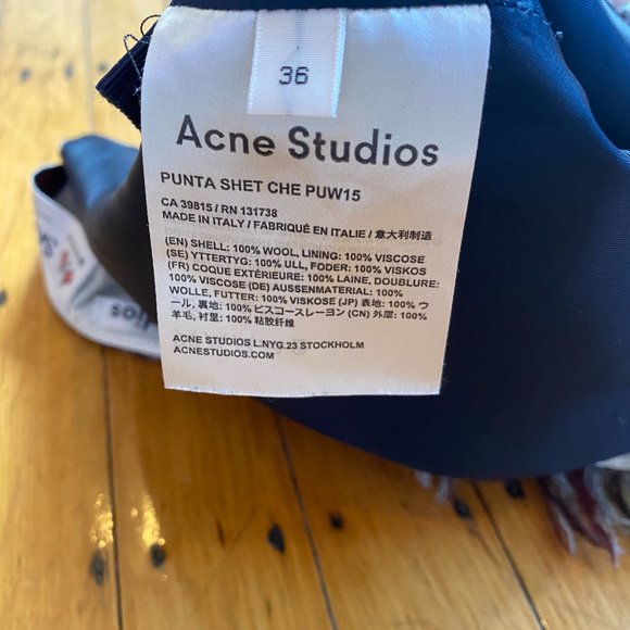 Acne Studio wool plaid skirt - Picture 6 of 6